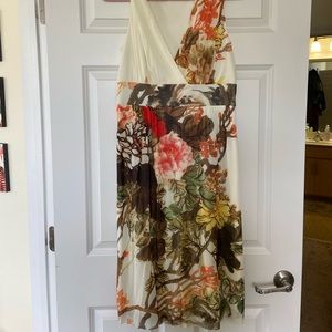 Vivienne Tam floral dress, fits like XL